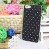 Luxury Bling Diamond Crystal Hard Back Case Cover For iPhone 5/5S Black OEM