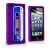 iPhone5 θήκη σιλικόνης Κασέτα Μώβ OEM iPhone5 θήκη σιλικόνης Κασέτα Μώβ OEM