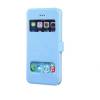 Apple iPhone 6 4,7" - Leather Case With Window Blue (OEM)