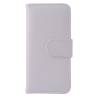 Apple iPhone 6 4,7" - Leather Wallet  Case  White (OEM)