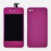 iPhone 4 LCD + Touch Screen + Frame Assembly + Home Button & Back Cover - Μωβ χωρίς το apple logo iPhone 4 LCD + Touch Screen + Frame Assembly + Home Button & Back Cover - Μωβ χωρίς το apple logo