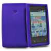 LG Optimus L3 E400 - Soft Silicone Case Purple (OEM)