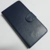 LG G3 D855 - Leather Wallet Stand Case Dark Blue (OEM)