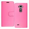 LG G Flex 2 H955 - Leather Wallet Stand Case Pink (OEM)