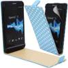 Sony Xperia S LT26i Δερμάτινη θήκη με βούλες - Light Blue Sony Xperia S LT26i Δερμάτινη θήκη με βούλες - Light Blue