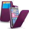 Nokia Lumia 830 Leather Flip Case Purple (OEM)