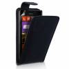 Nokia Lumia 925 Leather Flip Case Black (ΟΕΜ)