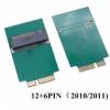 M.2 NGFF SSD A 12 + 6 Pin Adapter Board For MacBook Air 2010 2011 A1370 A1369