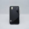 LG Marquee LS855- Silicone Ultra Slim TPU Gel S line Case Black (OEM)