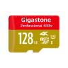 Gigastone 128GB MicroSDXC UHS-I U3 A1 V30 4K UHS-I Memory Card with Adapter 95MB/s