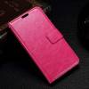 Microsoft Lumia 550 - Leather Wallet Case Pink (OEM)