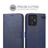 Leather Wallet Blue (Motorola G54)