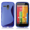 Motorola Moto G / Moto G X1032 - TPU GEl Case S-Line Blue (OEM)