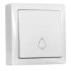 External white 10A bell pushbutton IP20