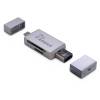 Card Reader 3 in 1 Argus R-004 Silver Card Reader 3 in 1 Argus R-004 Silver