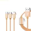 Καλώδιο φόρτισης Awei Braided USB to Lightning / Type-C / micro USB Cable ΧΡΥΣΟ Καλώδιο φόρτισης Awei Braided USB to Lightning / Type-C / micro USB Cable ΧΡΥΣΟ