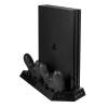 Younik VG-09 PS4 Pro Vertical Stand Cooling Fan with Dualshock Controller Charging Station 3 Port USB Hub for PlayStation 4 Pro