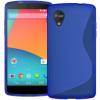 LG Nexus 5 D820 / D821 - TPU GEL Case S-Line Blue (OEM)