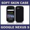 Black Silicone Case Cover For Samsung Google Nexus S  i9020 OEM