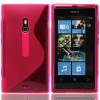 Pink Soft Crystal TPU Gel Case for Nokia Lumia 800 ()