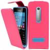 Nokia 301 - Leather Flip Case Pink (OEM)