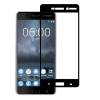 Nokia 6 - Full face Tempered Glass - Black (OEM)