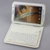 Leather Bluetooth with Keyboard Stand Case for Samsung Galaxy Note 8 N5100 N5110 White (OEM)