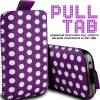 Purple polka dot case for iPod Touch  (OEM)