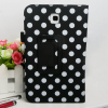 Leather Stand Case for Samsung Galaxy Tab 3 (7) P3200 P3210 T210 T211 Black with White Dots (OEM)