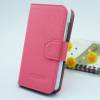 Leather Wallet/Case for Alcatel One Touch Pop C7 (OT-7041D) Light Pink (OEM)