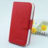 Leather Wallet/Case for Alcatel One Touch Pop C7 (OT-7041D)  Red (OEM)