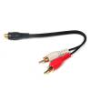 RCA θηλ. σε 2xRCA αρσ. καλώδιο CABLE-460/0.2 (OEM)