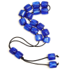 Roloi Komboloi Resin Rosary Beads Length 32cm Blue
