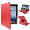 Περιστρεφόμενη Θήκη stand για iPad 2 & New iPad/ iPad 4  Κόκκινη
