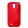 Samsung Galaxy S4 i9505 S-Line Silicone TPU Case - Red