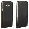 Samsung Galaxy A8 (A800F) - Leather flip Case Slim Black (OEM)