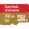 Sandisk Extreme micro SDHC/ SDXC UHS-I Card with SD Adapter 32GB 90MB/s SDSQXNE-032G-GN6MA