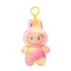 Labubu doll keychain Pink-Yellow Labubu doll keychain Pink-Yellow