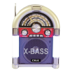 CMik MK-166BT Retro Portable Radio USB Rechargeable Gold