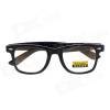 Retro Anti-Radiation UV Protection Computer Glasses - Black (Size L)