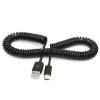 CY USB-C 3.1 Type C Male to Standard USB 2 A Male Spring Data Cable - Black (3m) (OEM)