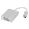 CY U3-317-SL USB-C USB 3.1 Type C to VGA 1080P HDTV Adapter Cable w/ Silver Aluminum Case