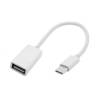 USB 3.1 Type C Male to USB 2 A Female OTG Cable - White (OEM)