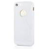 Clear Soft Flexible iPhone 5/5S TPU Silicone Case Mobile Cover - Ασπρο I5SCW OEM