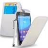 Sony Xperia M4 Aqua/M4 Aqua Dual - Δερμάτινη Θήκη Flip Λευκό (OEM) Sony Xperia M4 Aqua/M4 Aqua Dual - Δερμάτινη Θήκη Flip Λευκό (OEM)