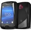 Black Silicon Case S for Sony Ericsson Xperia Mini ST15i