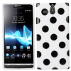 Sony Xperia U ST25i Θήκη Gel TPU Λευκή - Με Μαύρες βούλες SXUST25IGTPUCWBS OEM Sony Xperia U ST25i Θήκη Gel TPU Λευκή - Με Μαύρες βούλες SXUST25IGTPUCWBS OEM