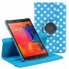 Δερμάτινη Θήκη Περιστρεφόμενη για το Samsung Galaxy Tab Pro 8.4 SM-T320 Γαλάζια με Λευκές Βούλες (ΟΕΜ) Δερμάτινη Θήκη Περιστρεφόμενη για το Samsung Galaxy Tab Pro 8.4 SM-T320 Γαλάζια με Λευκές Βούλες (ΟΕΜ)
