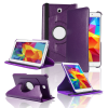 Leather Rotating Case for Samsung Galaxy Tab 4 7 SM-T230 Purple (OEM)