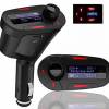 Car Kit MP3 Player FM Transmitter LCD Backlight Display Remote Control USB SD MMC Sloτ (Red)